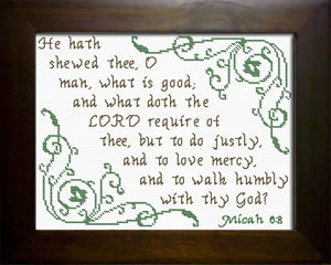 Doth The LORD Require -Micah 6:8